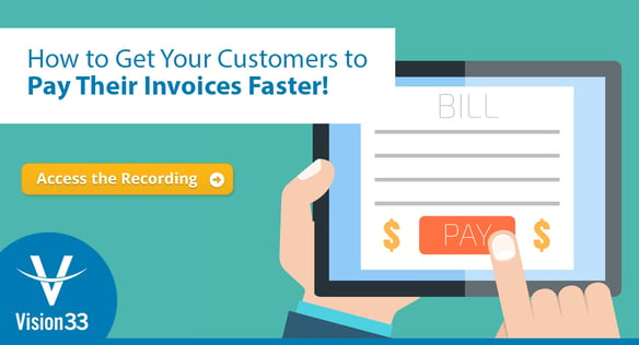Get customers to pay invoices faster - A/R customer incoming payments