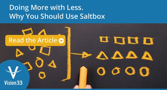 Doing More with Less. Why You Should Use Saltbox Header