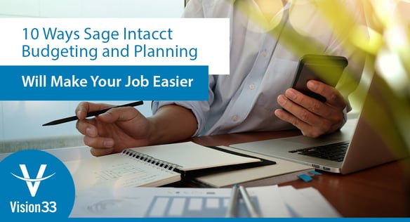 budgeting and planning with Sage Intacct