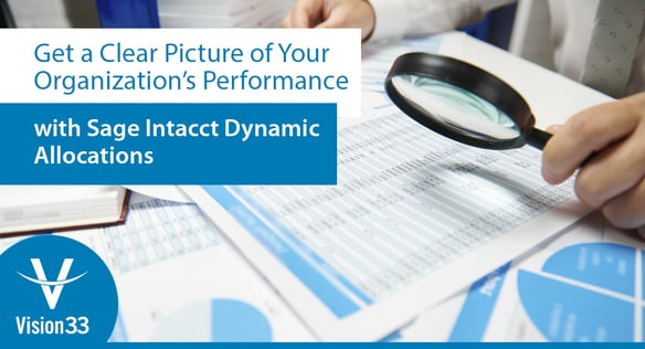 Sage Intacct dynamic allocations